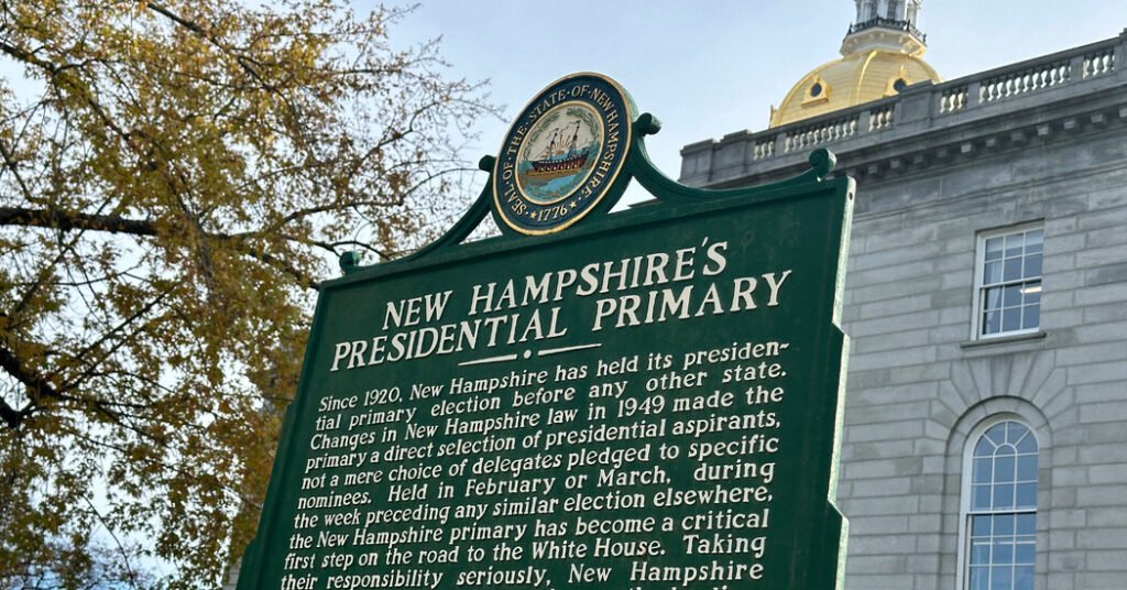 The New Hampshire Primary Will Be Jan. 23
