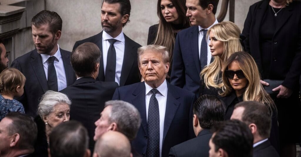 Former President Trump Attends His Sister’s Funeral