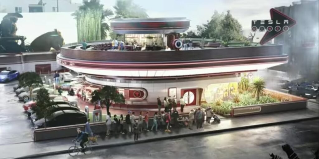 See Newest Image of Tesla’s Diner and Theater