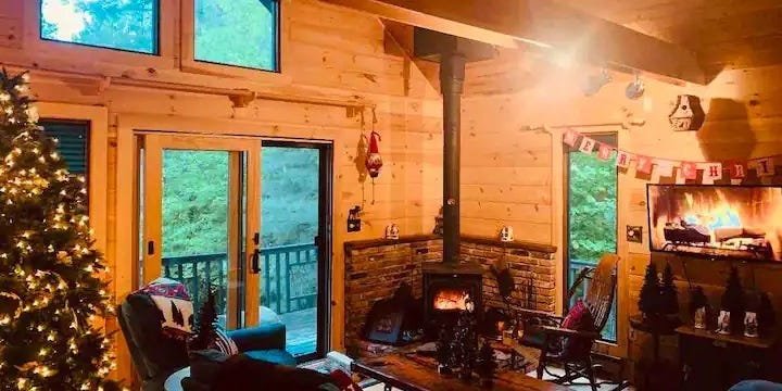 This Airbnb Is Decorated for Christmas All Year Long. See Inside.