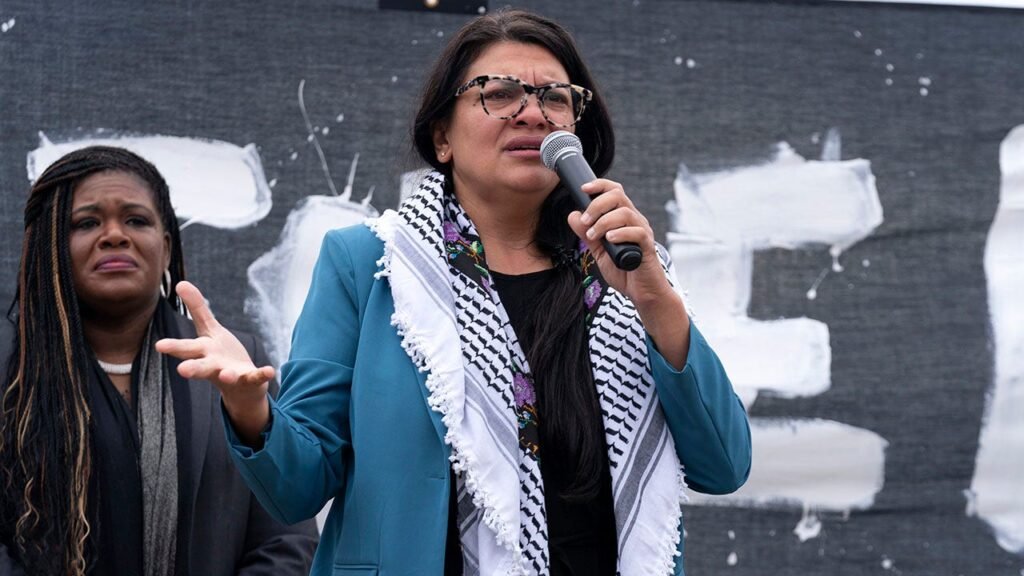 Tlaib accuses Biden of ‘complicity’ in children’s deaths after claiming he supported ‘genocide’ in Gaza