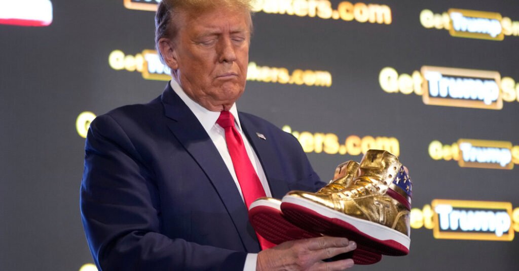 Trump Promotes $400 Sneakers After $450 Million Penalty in Fraud Case