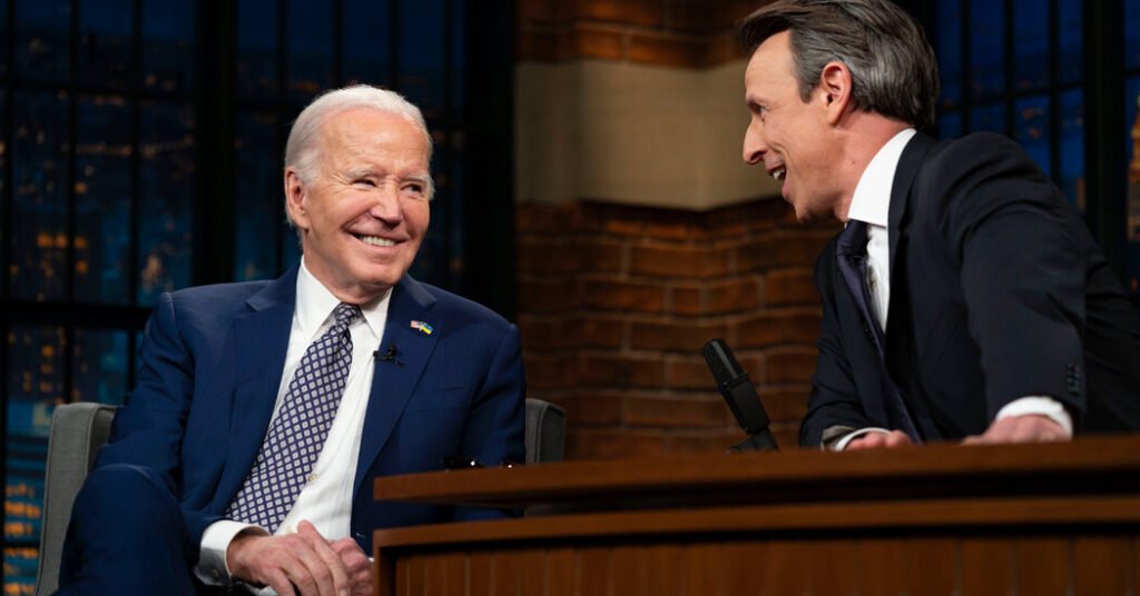 Biden Tries to Turn the Tables on Trump: ‘He’s About as Old as I Am’