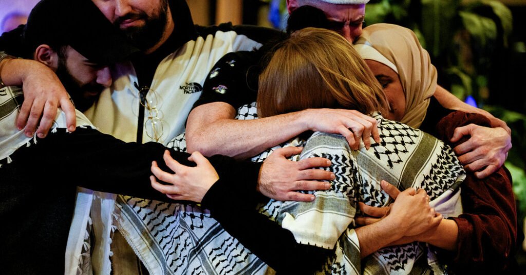 ‘Uncommitted’ Supporters Dance and Celebrate in Dearborn