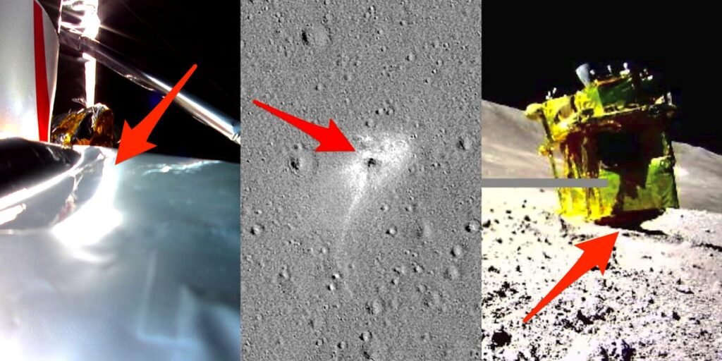 Space Photos From 5 Missions Show Tiny Errors Can Doom a Moon Landing