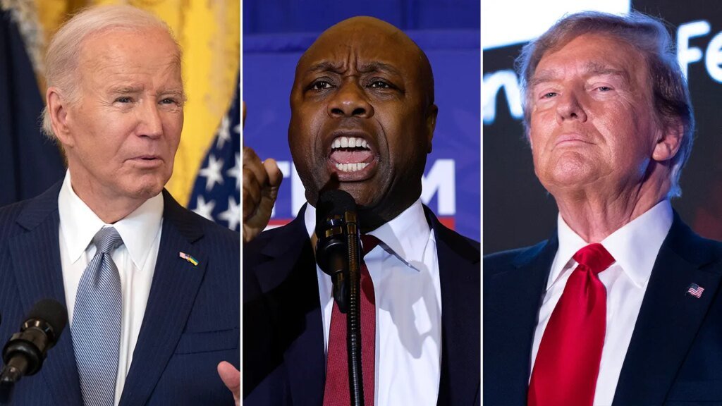 Tim Scott rips ‘two-tiered standard’ between treatment of Trump, Biden on border executive action: video
