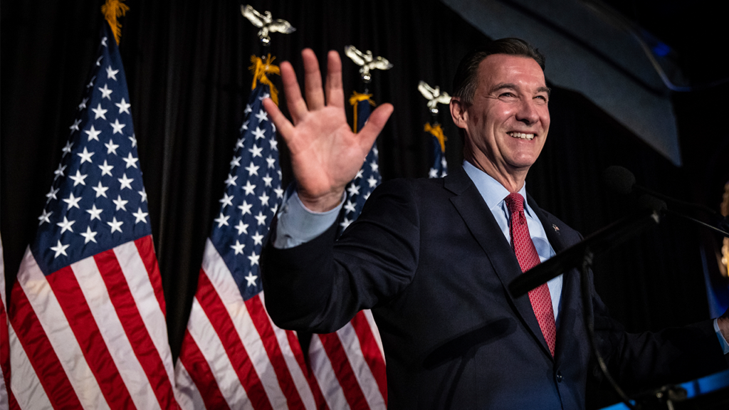 Pro-Palestinian protesters disrupt Democrat Tom Souzzi’s victory speech after special election