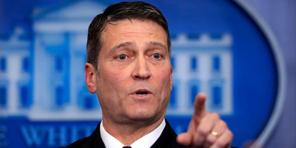 US Navy Demoted Former White House Doctor Ronny Jackson Over Bad Behavior: WaPo