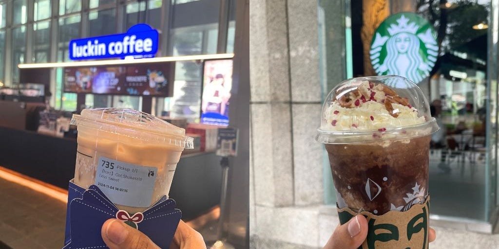Here’s How Starbucks and Luckin Stack up on Price, Menu, Vibe.