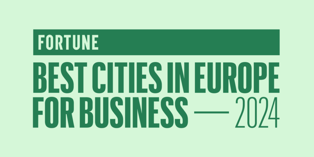 Fortune Best Cities in Europe For Business 2024
