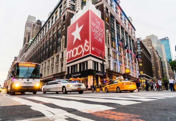 Macy’s slides after updating full-year guidance, concluding accounting investigation