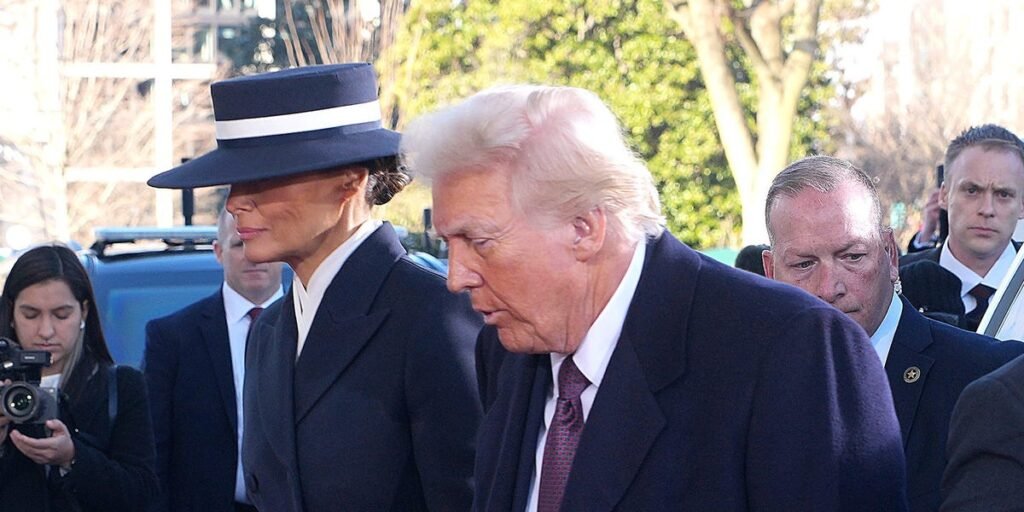 Melania Trump Turns Heads With Striking Hat on Inauguration Day