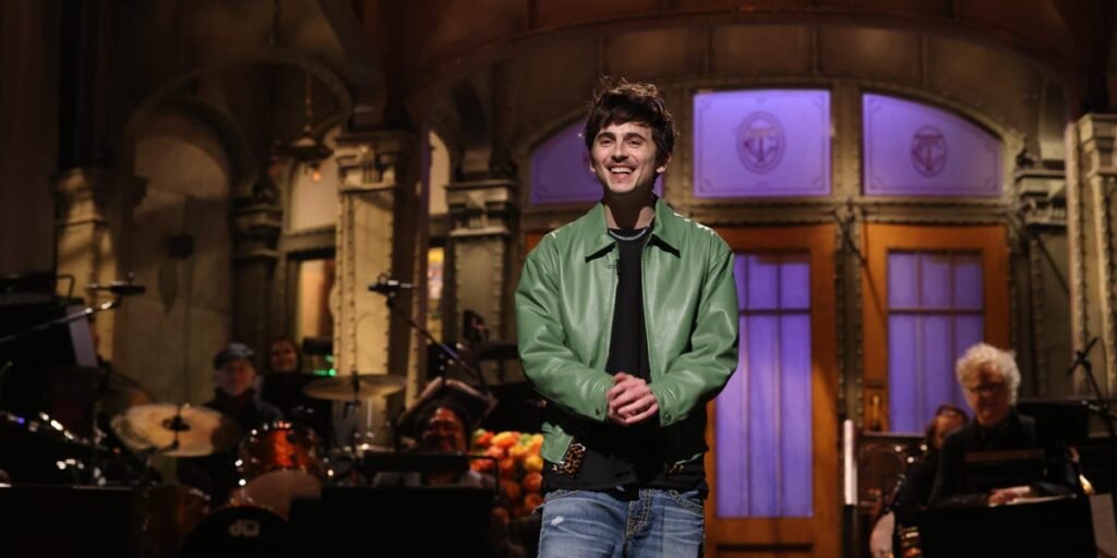 Timothée Chalamet, ‘SNL’ Joke About AI in Schools