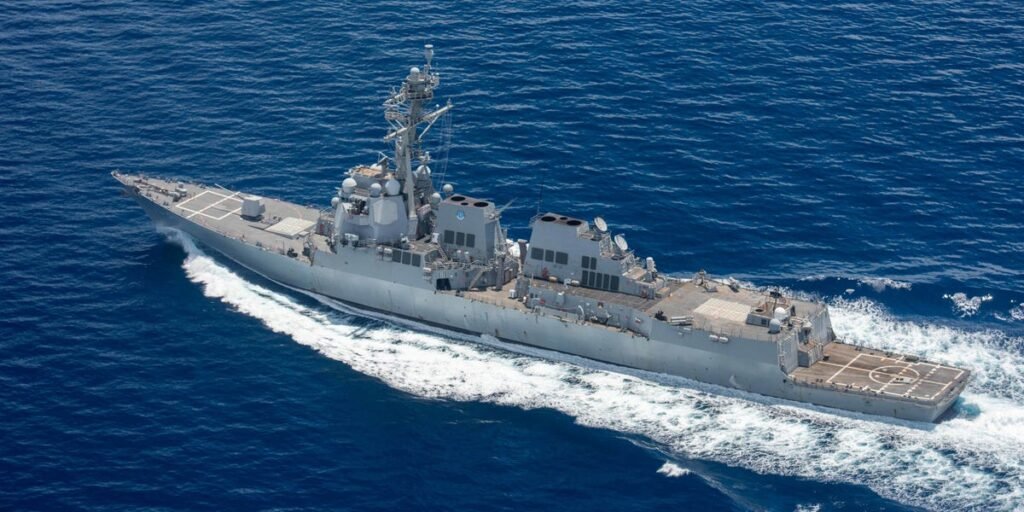 How a US Navy Destroyer Shot Down a Drone With a 5-Inch Deck Gun