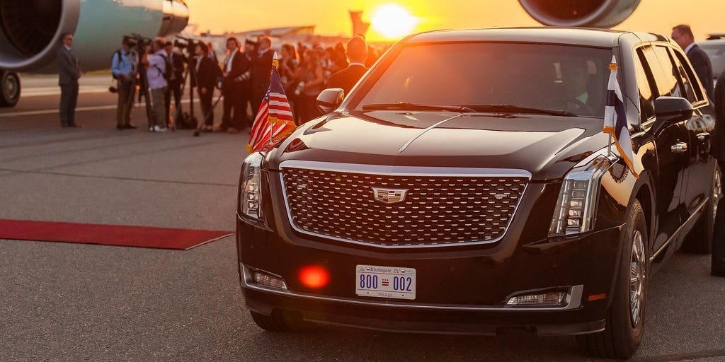 Photos: Inside Presidential Limousine Nicknamed ‘the Beast’