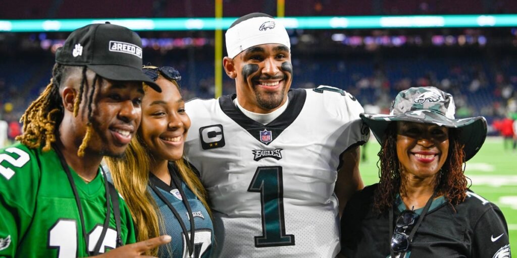 Meet Philadelphia Eagles’ Quarterback Jalen Hurts’ Family, Fiancée