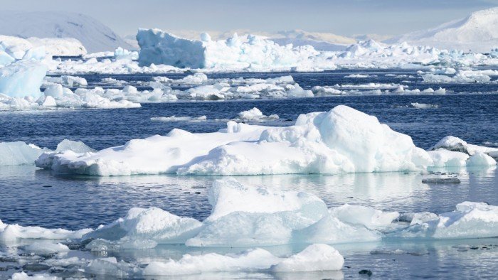 Arctic sea ice hits record March low as global powers eye shipping routes
