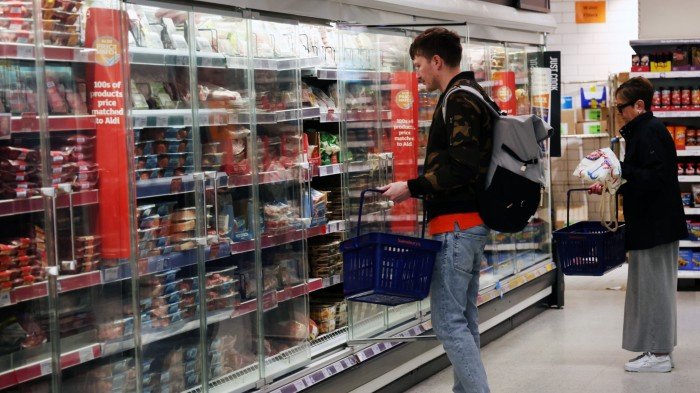 UK food inflation hit 11-month high in April, industry data shows