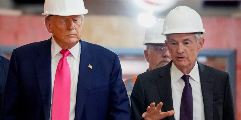 Donald Trump and Fed Chair Jerome Powell Can’t Agree on Numbers