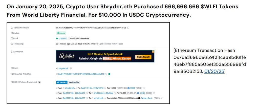 Watchdog Labels Trump’s Crypto Venture ‘American Sell-Out’ for Alleged North Korea, Iran Token Sales