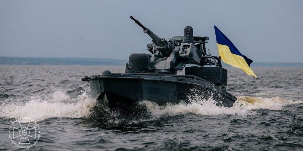 Ukraine Reveals New Naval Drones With Machine Guns, Rocket Launchers