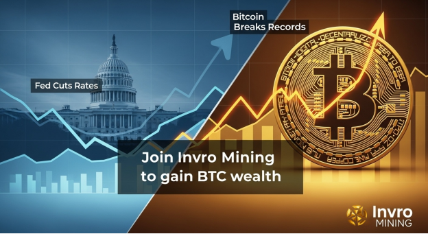 Fed Cuts Rates, Bitcoin Breaks Records — Join Invro Mining to Embark on BTC Journey