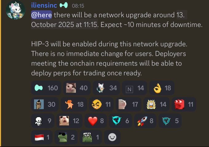 Hyperliquid Goes Permissionless with HIP-3 Challenging CEX — But Entry Costs 500,000 HYPE