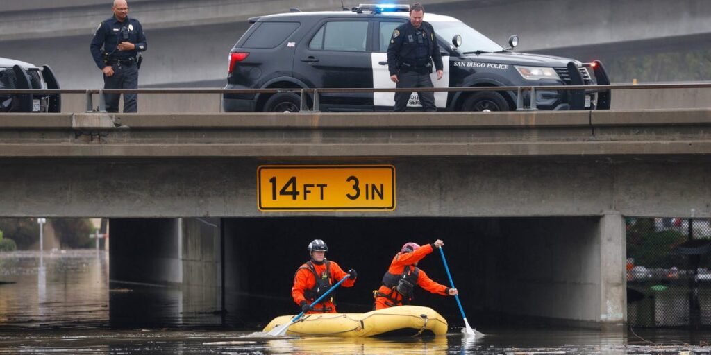 Dozens of New Year’s Day Flights Diverted, Canceled After San Diego Flooding