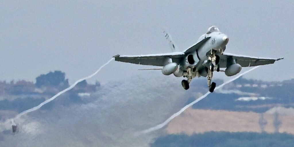 Why NATO Fighter Wing Says US-Made Hornet Jets Are Perfect for Patrols