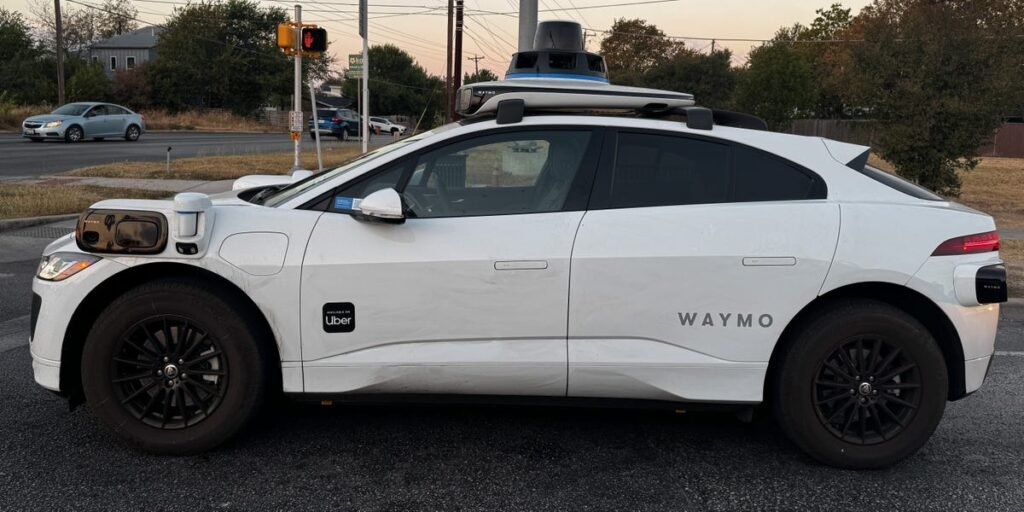 Waymo Car With Human Driver Crashes Into Parked Cars in Los Angeles
