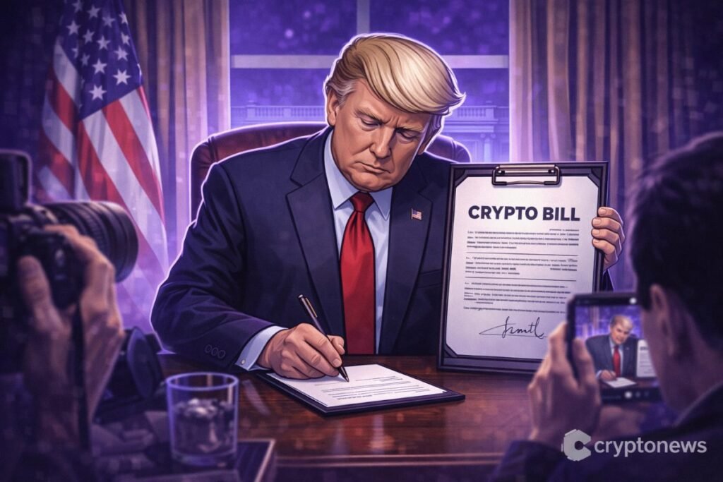 President Trump Says Crypto Market Structure Bill Will Pass Soon