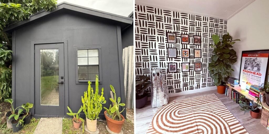 I Spent $2,500 Turning My Storage Shed Into a Home Office; Worth It