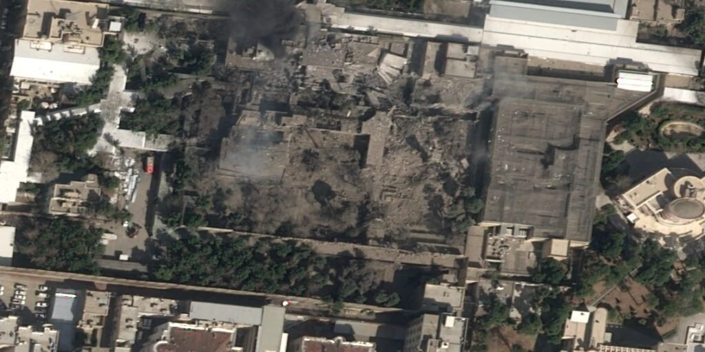 Satellite Pics Show Devastation at Iranian Supreme Leader’s Residence
