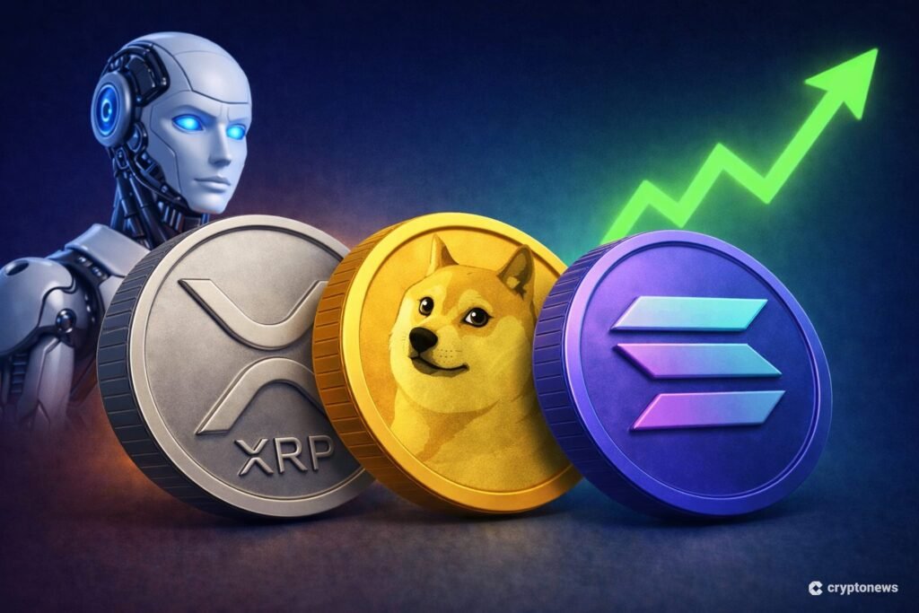 Claude AI Predicts the 2026 Price of XRP, Solana and Dogecoin