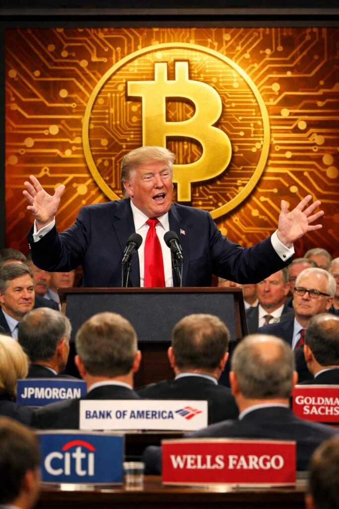 Trump Confronts Banks Over Crypto Banking Access