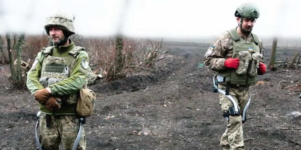 Ukrainian Corps Combat-Testing Exoskeletons That Can Fit in Briefcase