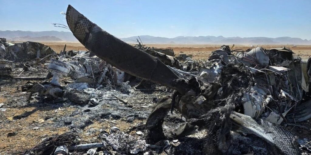 Photos Show US Aircraft Left in Iran After F-15 Airman Rescue
