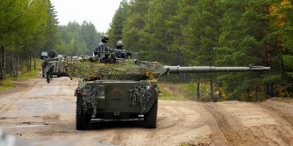 Ukrainians Say Italian Tank Gun Hit House 120 Football Fields Away