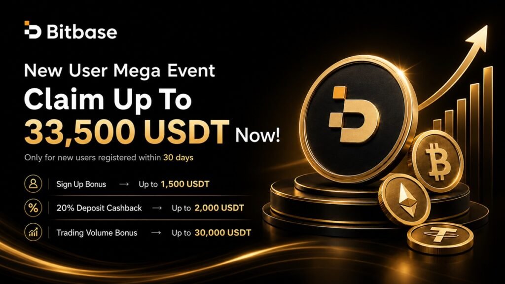 Bitbase Offers New Users Up to 33,500 USDT: Here’s How It Works
