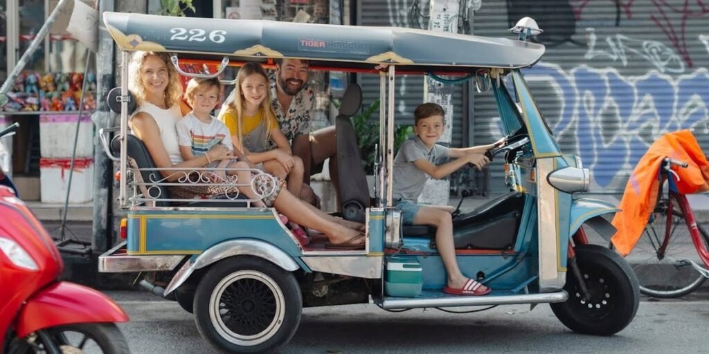 American Family Moved to Thailand With Young Kids; More Time Together