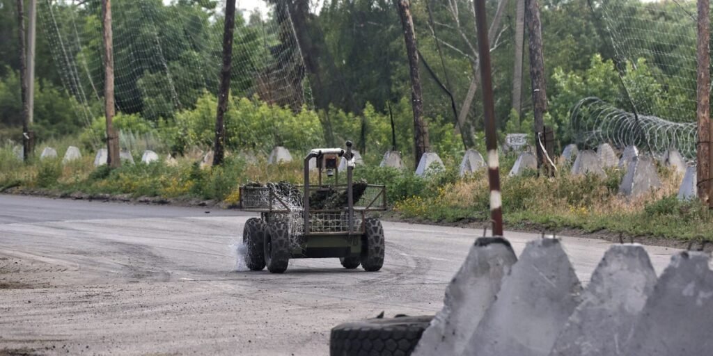 Ukraine Ground Drone Usage Doubled in 6 Months As ‘Kill Zone’ Expands