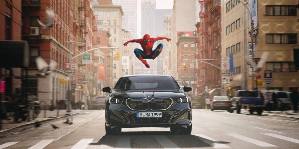 BMW Beams Ads for New ‘Spider-Man’ Movie Into Cars, Faces Backlash