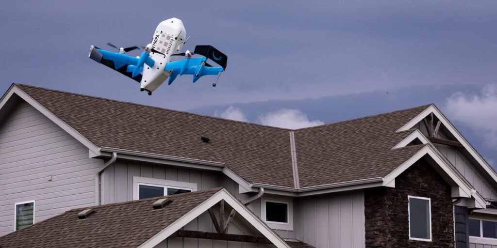 Amazon Drone Makes Splash After Dropping Package in Texas Woman’s Pool