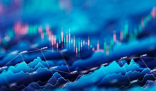 Wall Street was muted as oil slides and economic data lands