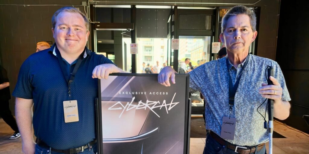 Father Who Is Blind Rode a Tesla Cybercab. Here’s What He Thought.
