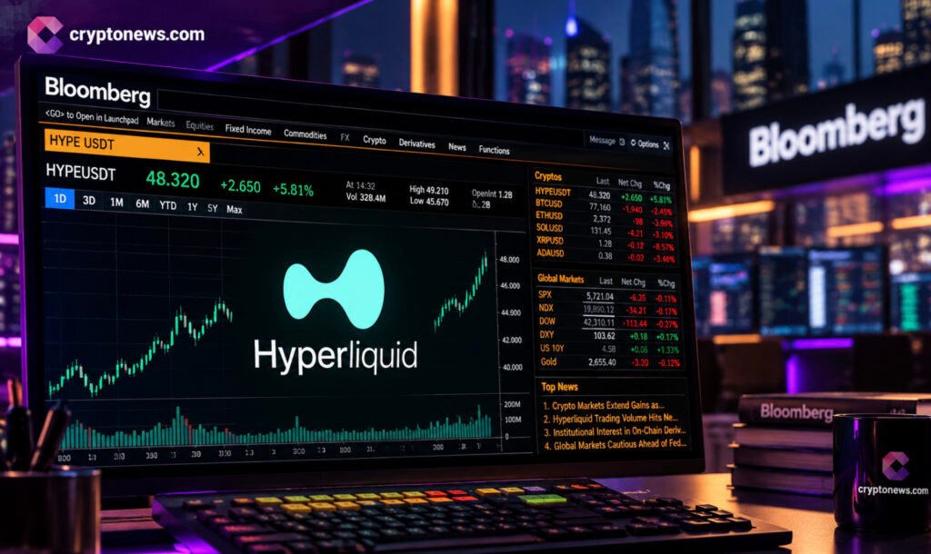 Hyperliquid Data Now Live on Bloomberg Terminal