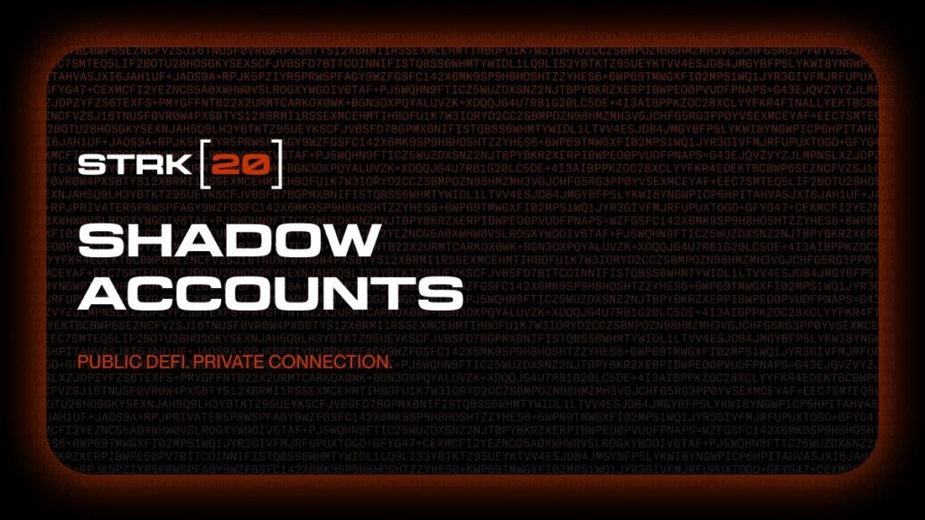 Starknet Shadow Accounts: Private DeFi Explained
