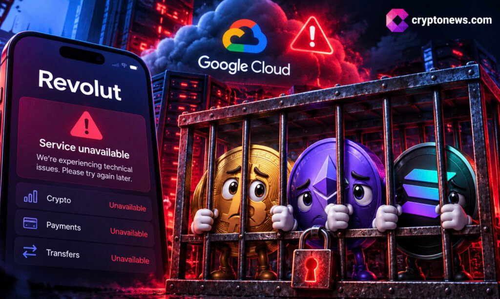 Revolut Outage Disrupts Crypto Access After Google Cloud Failure
