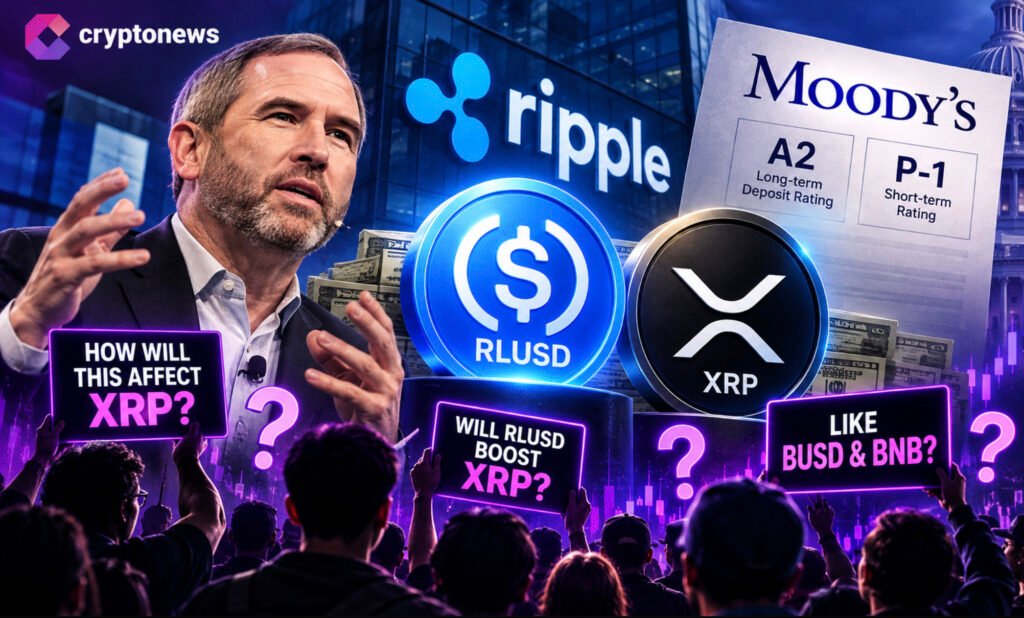 RLUSD Wins Moody’s Rating as XRP Faces a Bigger Question