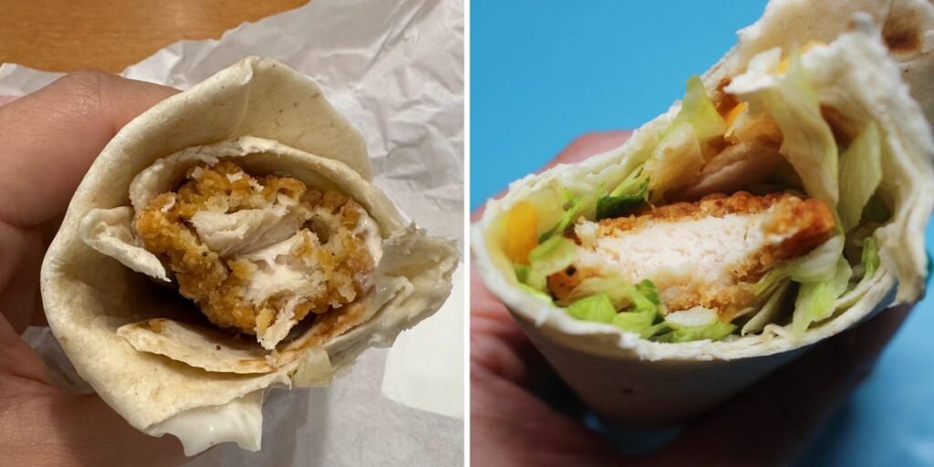Review: McDonald’s Snack Wrap in the US and UK